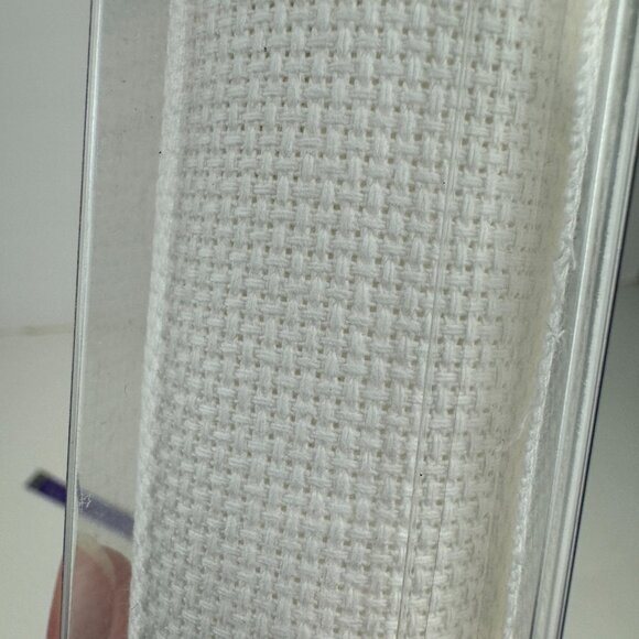 Charles Craft Creative World DMC White Aida 14 Count Cross Stitch Cloth 20x24in - Picture 16 of 16